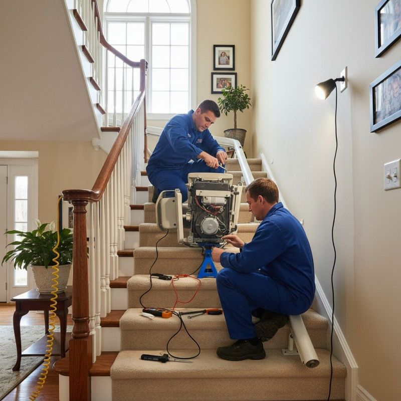 Staircase Railing Installation