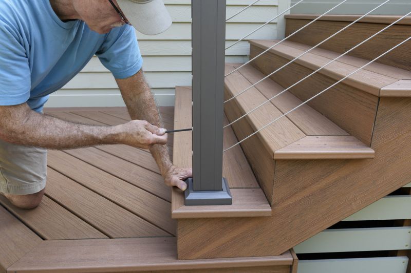 Staircase Railing Installation detail